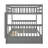 Bunk Beds With 2 Storage Drawers, Solid Wood Bunk Bed With Ladder And Safety Guardrail, Convertible Bunk Beds-1770547431-1770547433