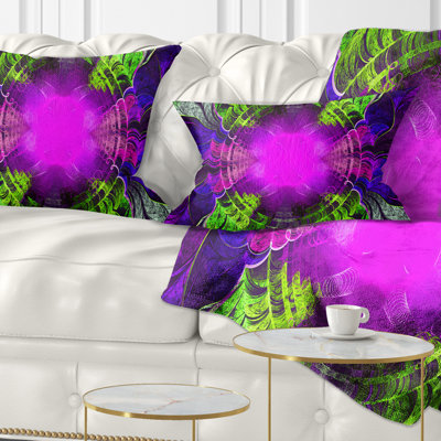 Coussin lombaire cercles et courbes fractal Abstract