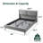 Upholstered Wingback Bed-63519497-63519494