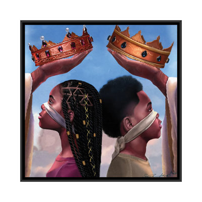 "Crown Us Lord" par Salaam Muhammad, impression sur toile tendue