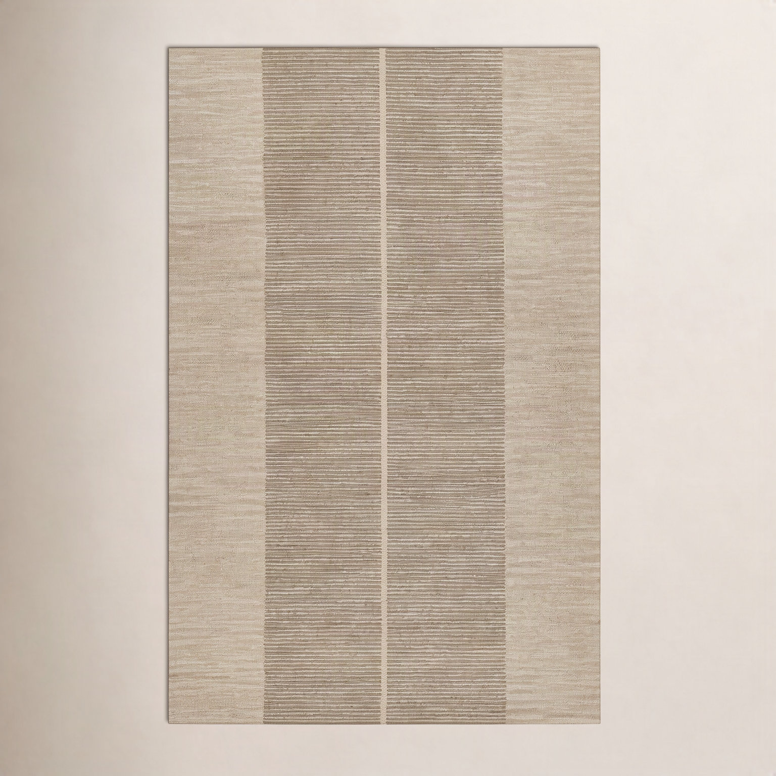 Hand-Tufted Geometric Wool Rug, Rectangle  2' x 3'