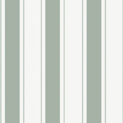  Oundle Stripe Morning Fog Wallpaper