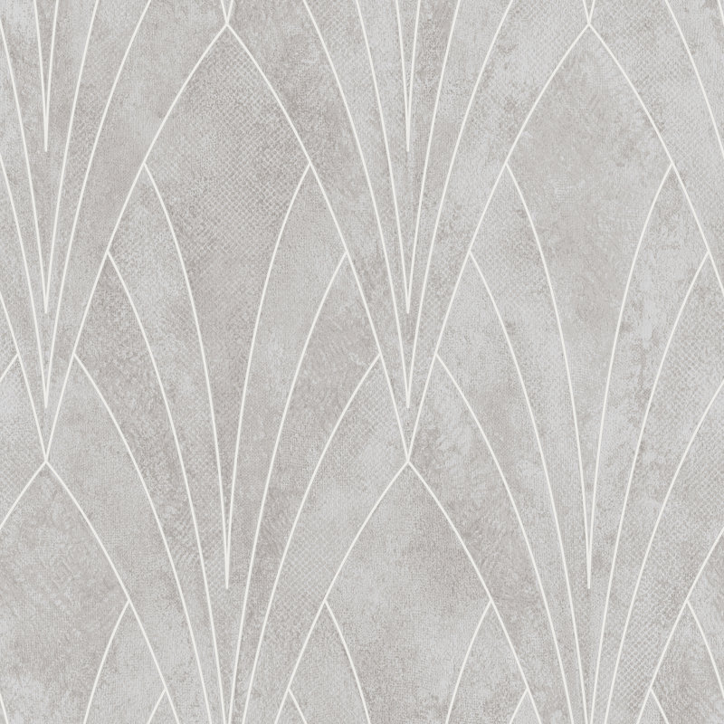 Papier peint art déco, Grey