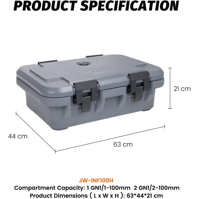 Contenant alimentaire 14,8 L Daquona