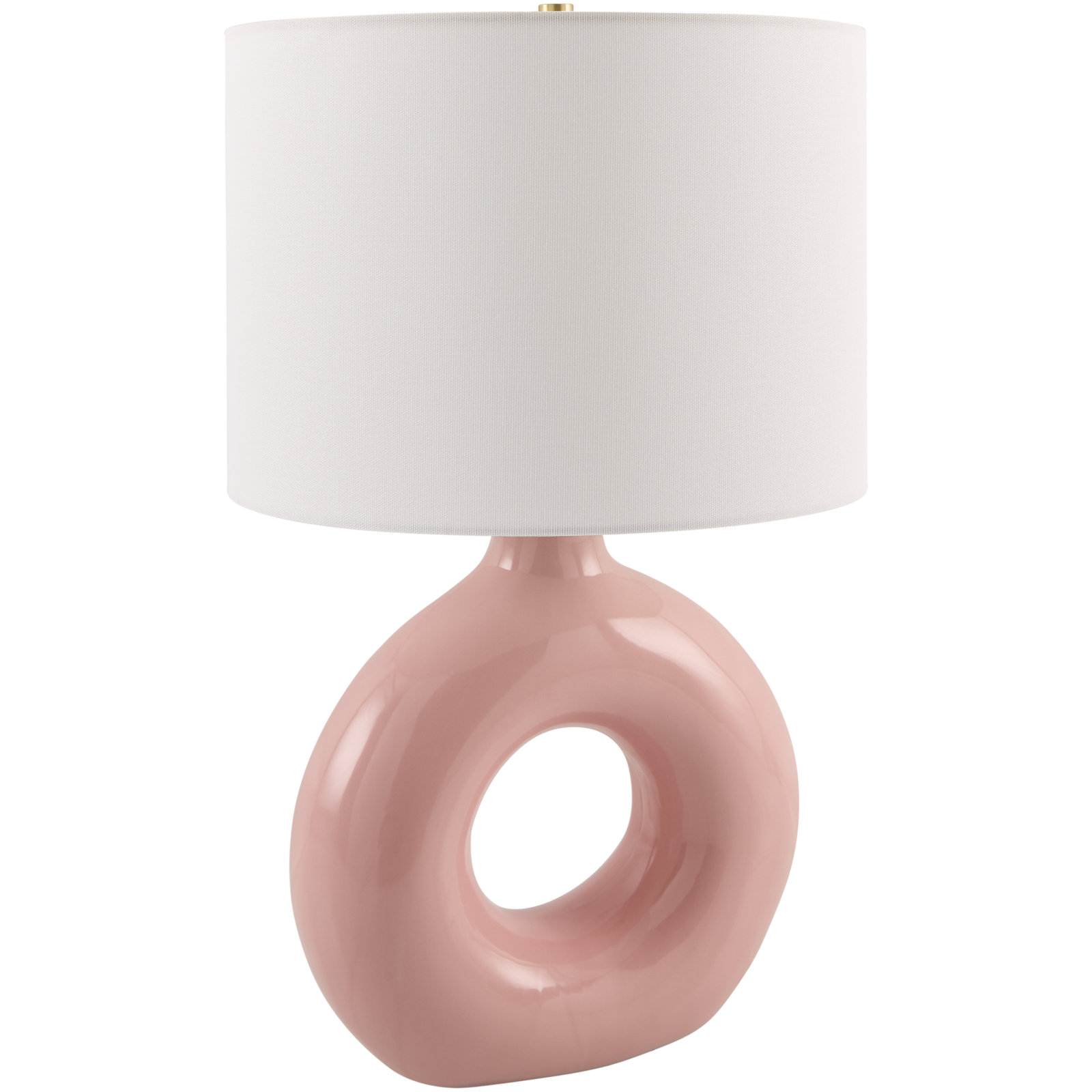 Roumel Ceramic Table Lamp, Pink