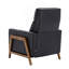 Fauteuil inclinable en cuir Richland - noir-887131053