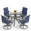 Ensemble repas d'extérieur rond L 47 po Sutiya-97704554