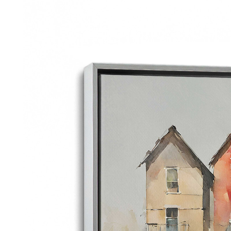 Riverfr, Impression encadrée sans passe-partout, H 24,75 po x l 36,75 po, Chrome poli