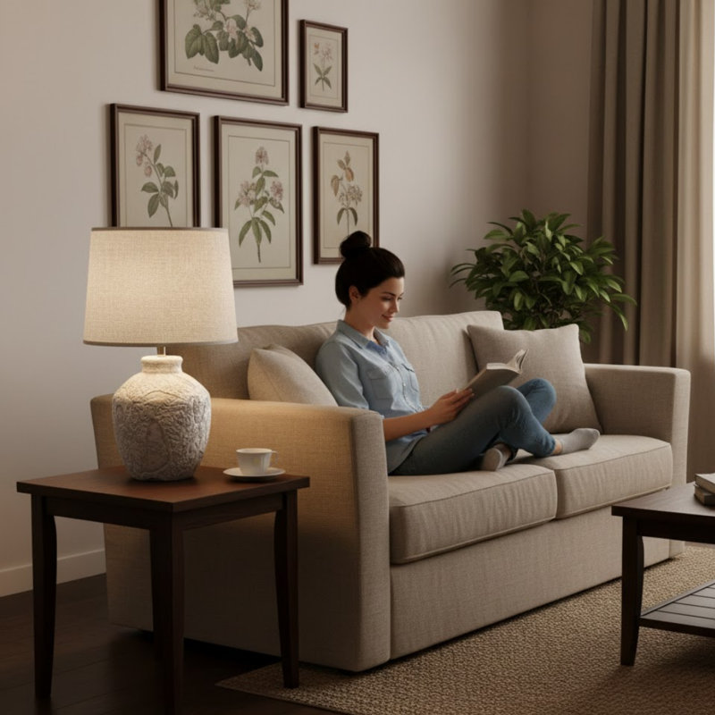 Concrete Table Lamp