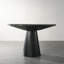 Table de salle à manger ronde 48 "Roundhill Furniture Rocco, ébène