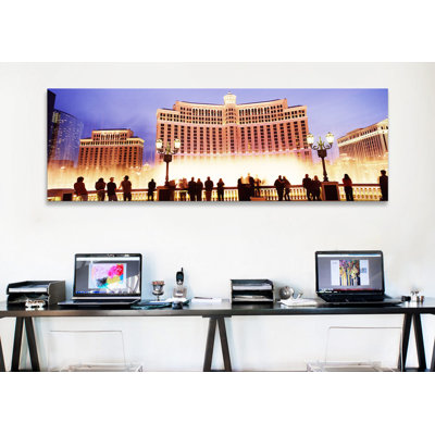 " Hotel Lit Up At Night, Bellagio Resort And Casino, The Strip, Las Vegas, Nevada, USA " by Panoramic Images