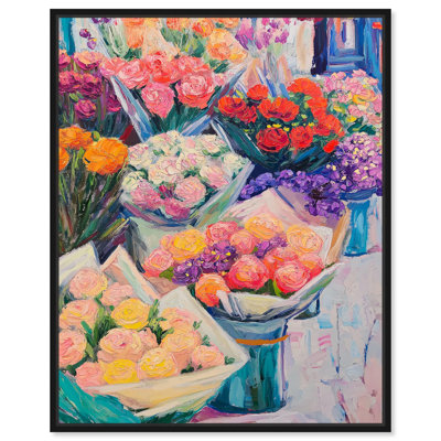 «Market Blooms II», peintures florales sur toile par Art Remedy