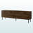 Hedwig 72-inch TV Stand with dark brown laminate wood-look finish, 70.87'' W X 15.35'' D X 23.04'' H