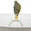 Lampe de table 15 po x 29,5 po Agate-Slice avec base en marbre-41232748
