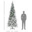 Arbre de Noël artificiel enneigé 9 pi, 1159 pointes, 9 pi avec neige, base
