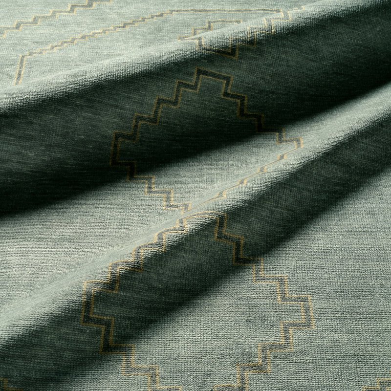 CYPRUS Hand Knotted Wool Area Rug in Blue, Rectangle 10' x 14'