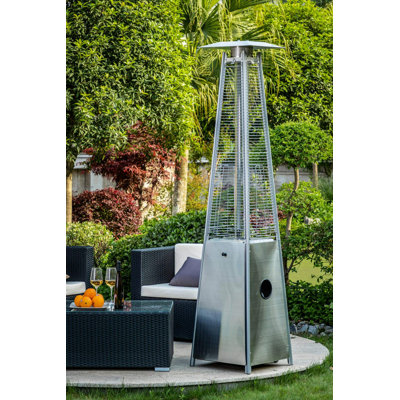 Chauffe-terrasse en quartz Quartz Galss