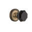 Classic Rosette with Waldorf Black Door Knob-839891403