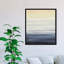 «Blue and Yellow Abstract Strokes Farmhouse», peinture d'art encadrée pour salle de bain-68784010-68784011