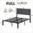 Upholstered Metal Bed Frame-218900451