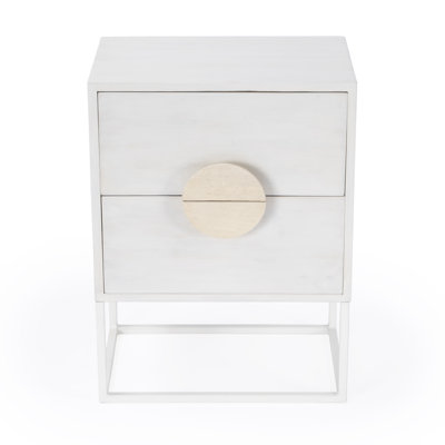 Lennasa 2 drawers Nightstand