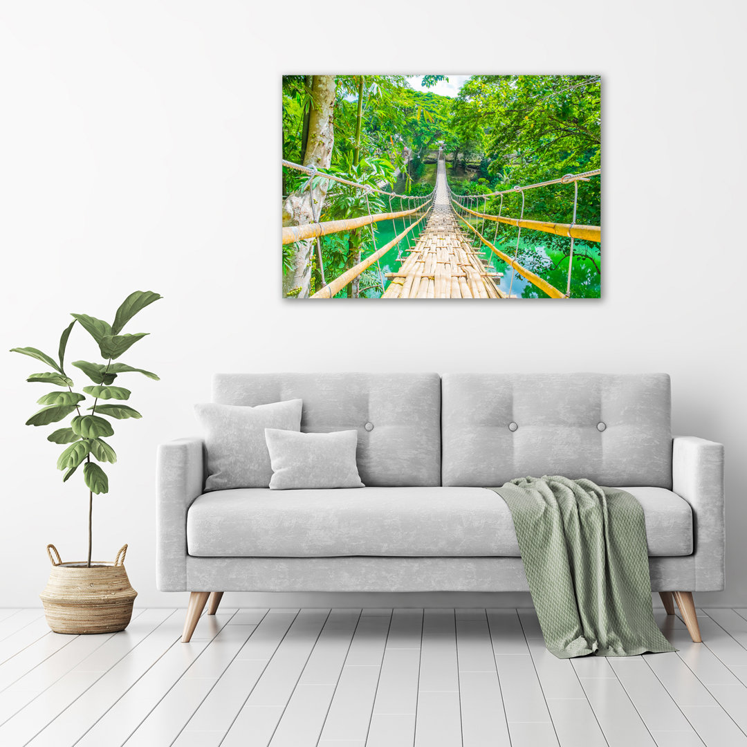 Bamboo Forest Bridge - Kunstdrucke auf Leinwand