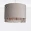 23cm H Fabric Drum Pendant Shade-726260174
