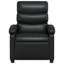 Fauteuil inclinable vidaXL, dossier / repose-pieds réglable, cuir-97814415