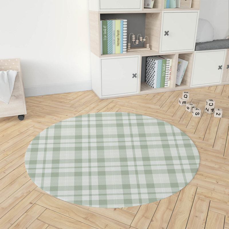 Tapis de jeu pour enfants Gen Plaid, Vert