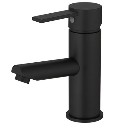 Single-Hole Single-handle Bathroom Faucet with Drain Assembly
