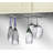 Kerfoot Hanging Wine Glass Rack in Silver
