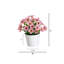 7 po Marguerite artificielle en pot blanc - ensemble de 3-277792312