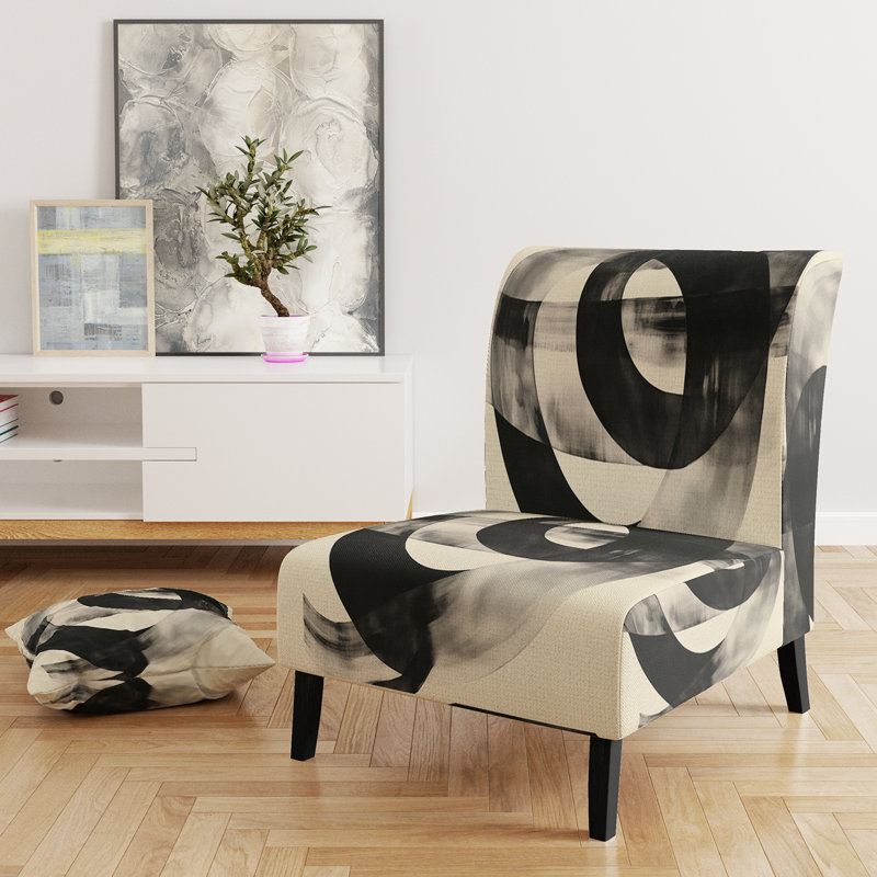 Fauteuil de chambre Abstract Shapes, Slipper Armless