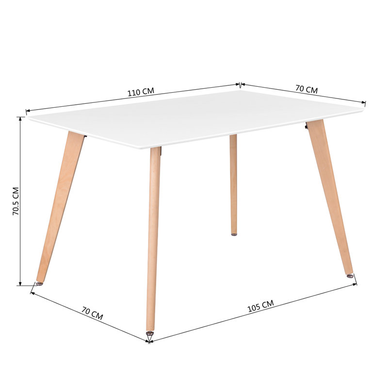 Bogardus Solid Wood Base Dining Table