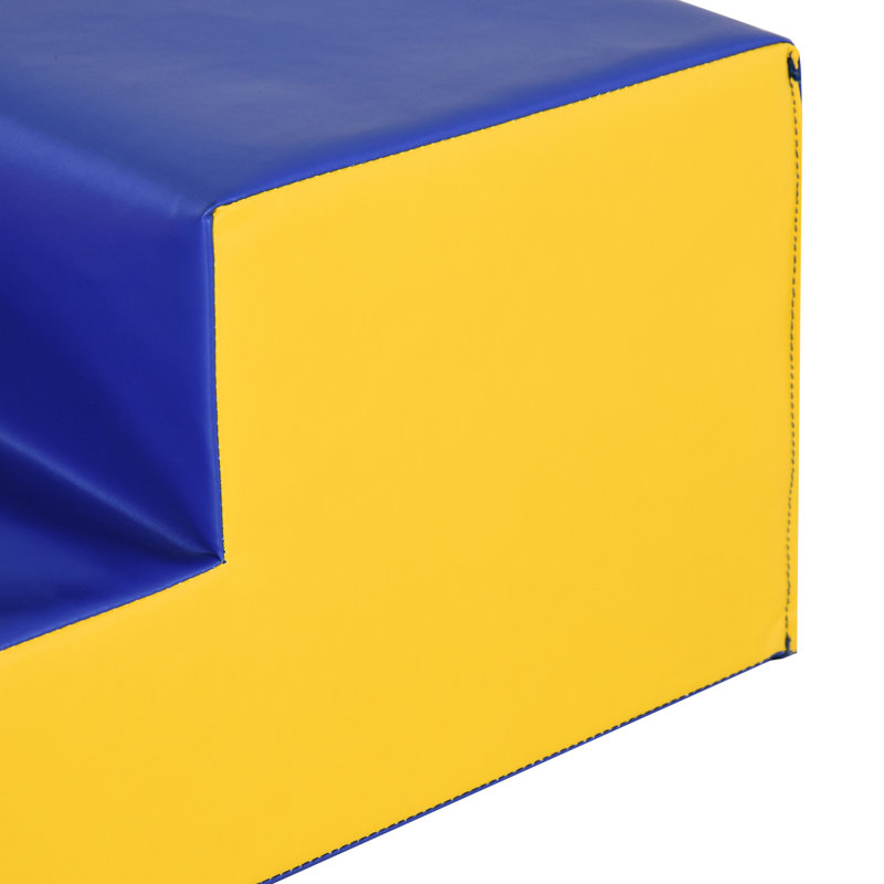 Jeu de rampe d'escalade en mousse multicolore 2 pièces, équipement pour enfants d'âge préscolaire sécuritaire pour les enfants de 18 ans et plus, formation douce et sécuritaire