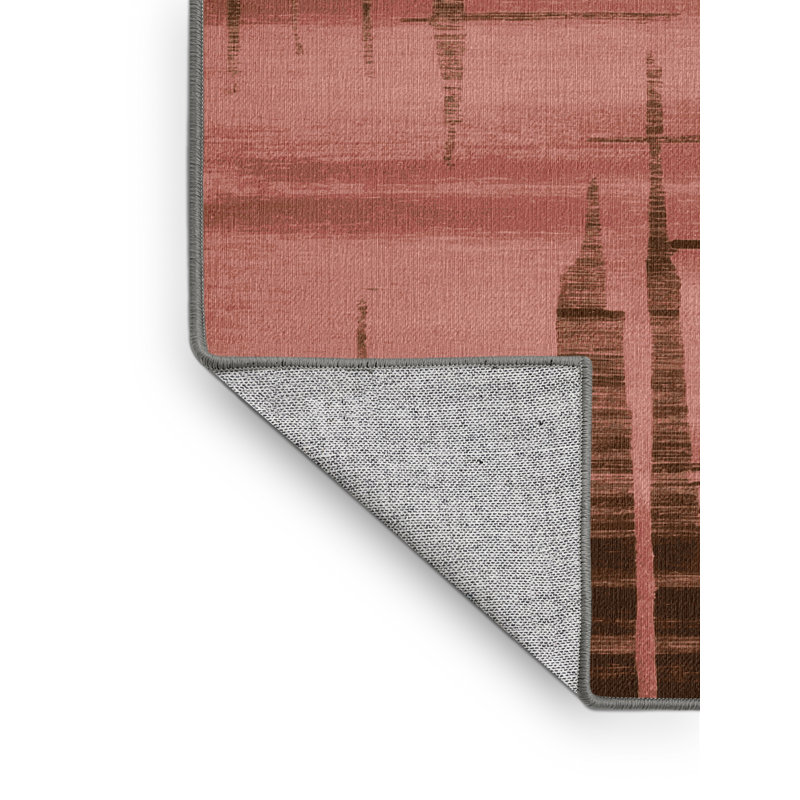 Tapis abstrait lavable à la machine, Tapis de couloir 2 pi x 5 pi