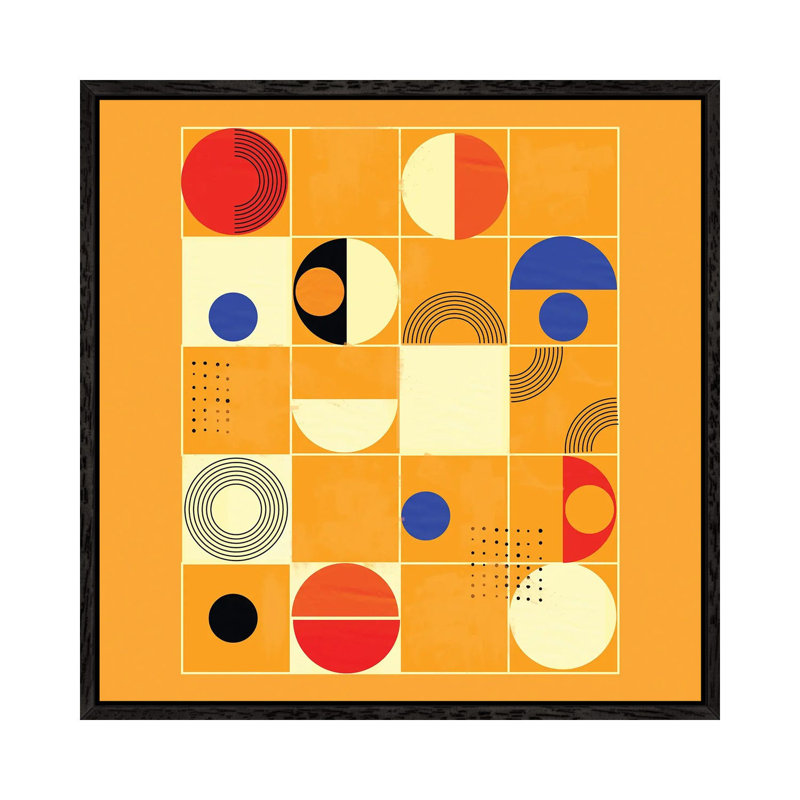 Mid Century Abstract III by Show Me Mars - Floater Frame Gallery-Wrapped Canvas Giclée on Canvas