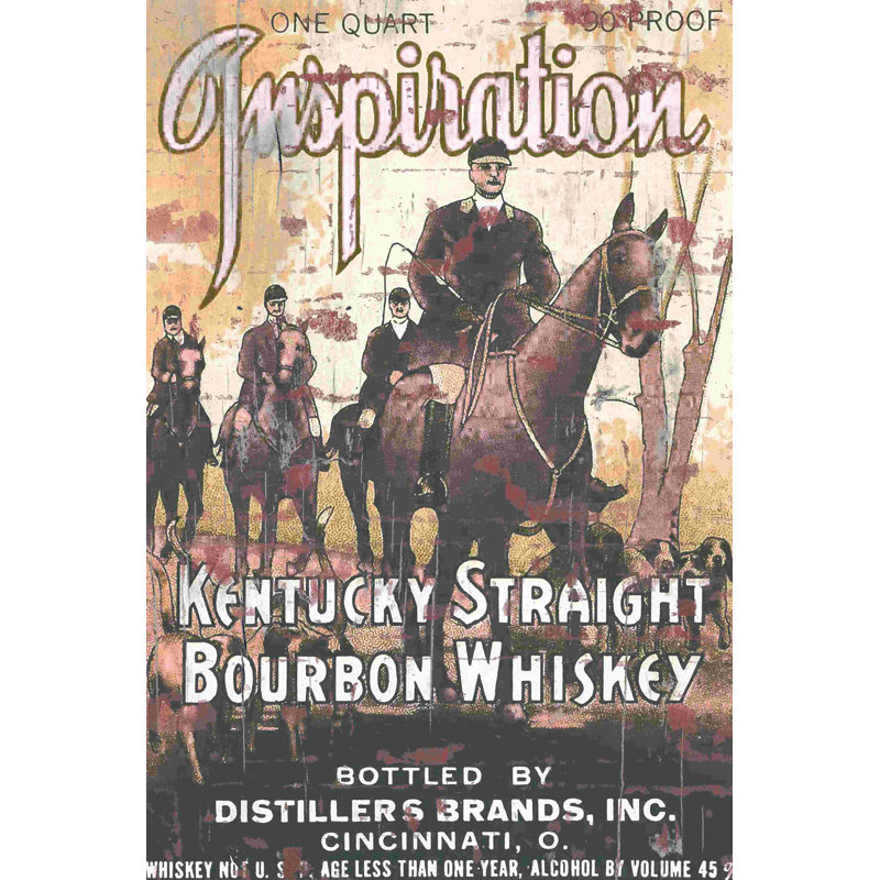 " Inspiration Bourbon Label ", 18" H x 12" W  