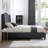 Hampton  Wingback Bed, Linen-108856401-108856409