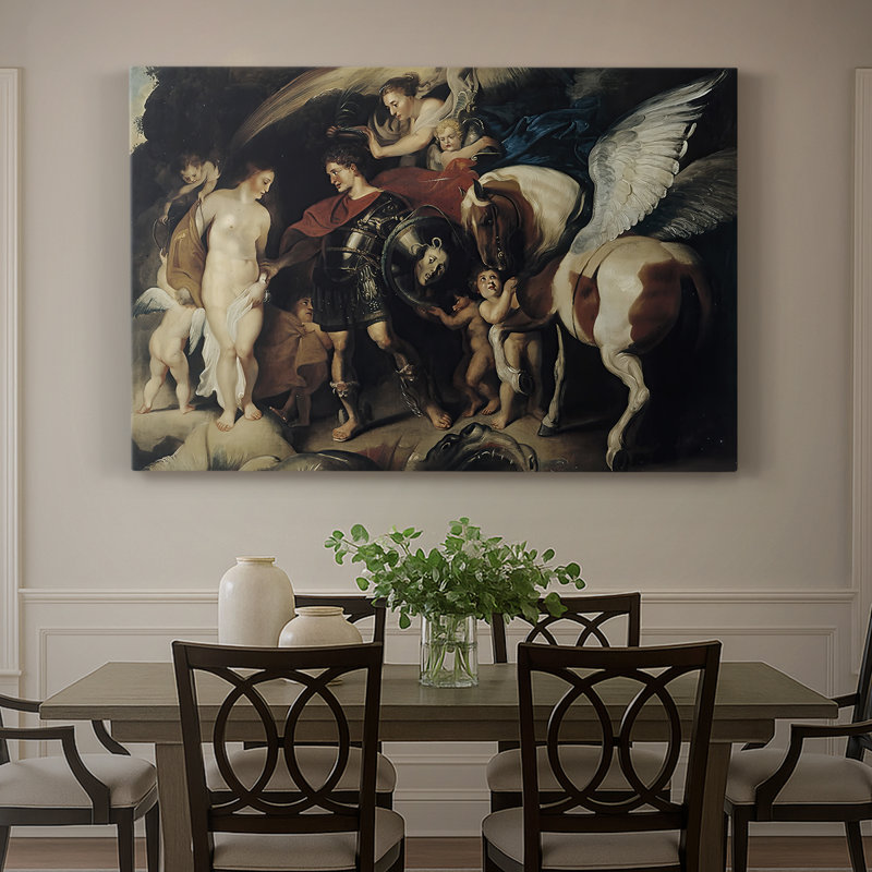 Persée et Andromède-Peter Paul Rubens-Toile tendue avec châssis-c. 1622, 40 po x 60 po