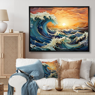 Rinu " Teal Kinetic Waves III "