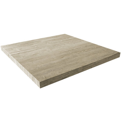 Plateau de table carré biseauté Concreto