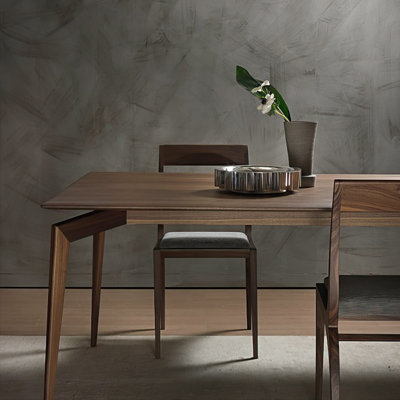 Italian Light Luxury Solid Wood Table. Solid Wood Dining Table