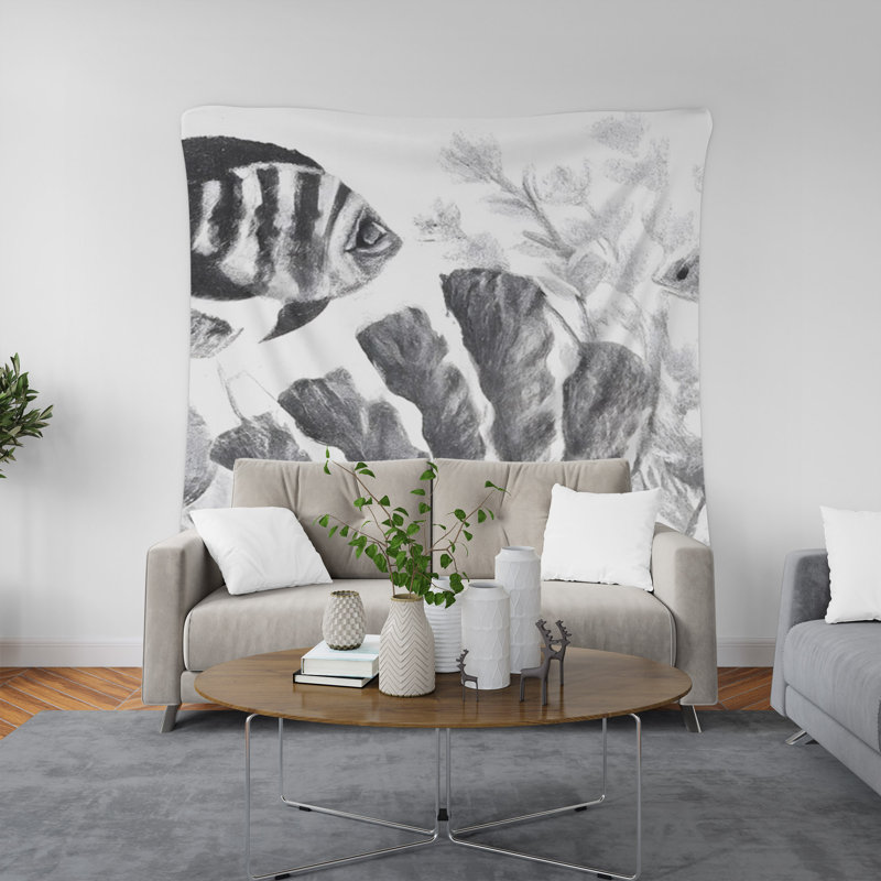 Tapisserie murale, H 88 po x l 104 po
