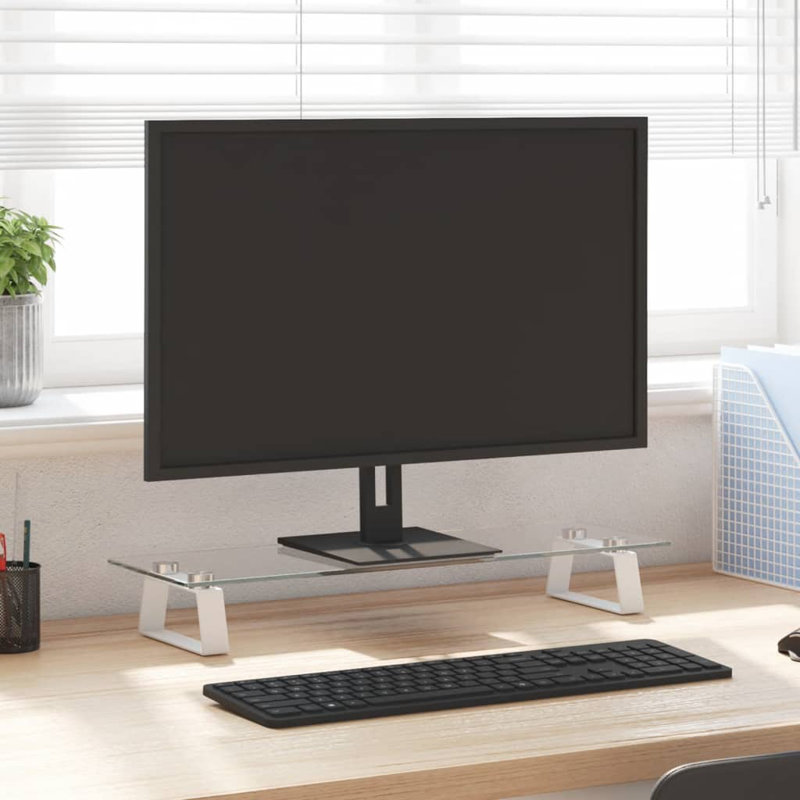 Maneeta Monitor Stand, White