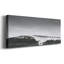Ondes noires et blanches I sur toile-1422399810