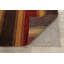 Tapis rouge / jaune / brun en laine noué à la main de conception unique 5 pi 4 po x 8 pi 4 po New Age