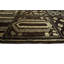 Tapis brun noué à la main de conception unique 4 pi 2 po x 5 pi 1 po Jancar