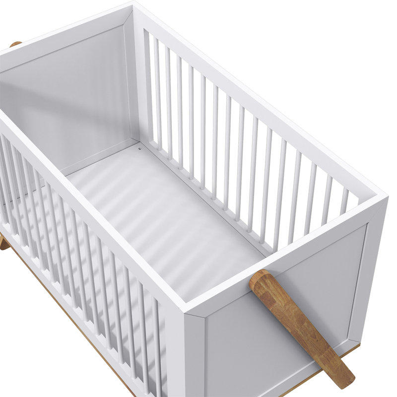 Lit de bébé convertible 5-en-1 multifonctionnel, Blanc