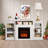 Electric Fireplace With Mantel